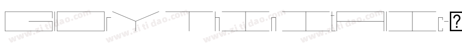 GlOrY ThIn ItAlIc字体转换